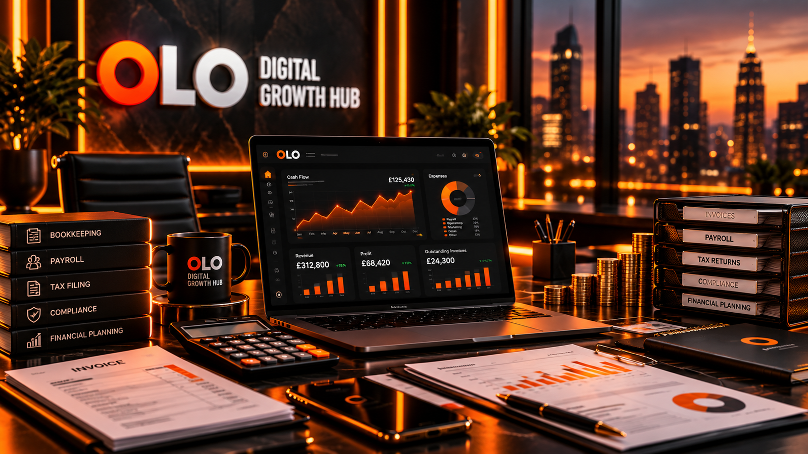OLO finance dashboard and services